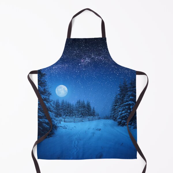 Item preview, Frosty Christmas Eve with the Moon and the Stars designed and sold by Maddie4Real.