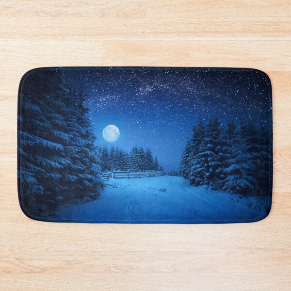Item preview, Frosty Christmas Eve with the Moon and the Stars designed and sold by Maddie4Real.