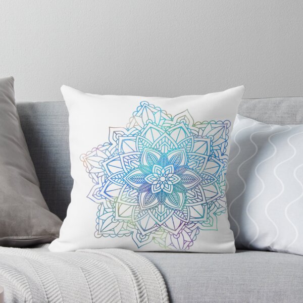 Item preview, Watercolor Mandala Sacred Fractal Geometry Art Good Vibe designed and sold by GundulaKopp.