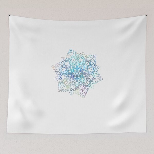 Item preview, Watercolor Mandala Sacred Fractal Geometry Art Good Vibe designed and sold by GundulaKopp.