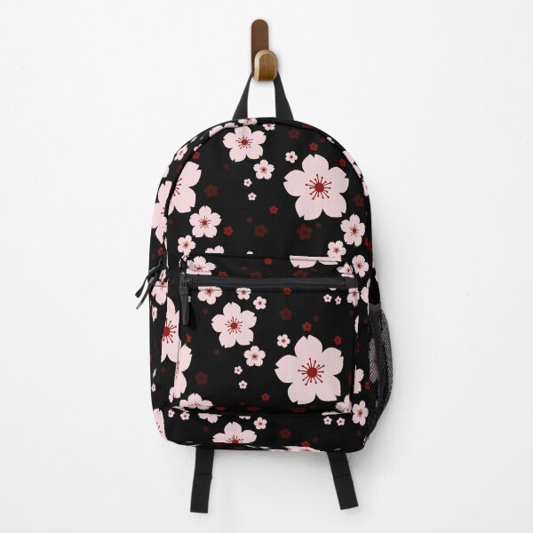 Item preview, Sakura Falls in Pink on Black designed and sold by Sarinilli.
