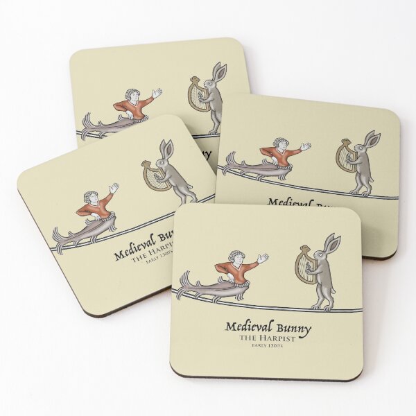 Item preview, Medieval Bunny: The Harpist and the Merman designed and sold by ebrawne.