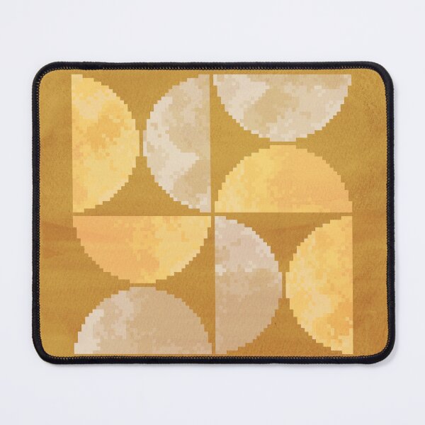 Item preview, Rust mid century modern shapes, pixel art designed and sold by WhalesWay.