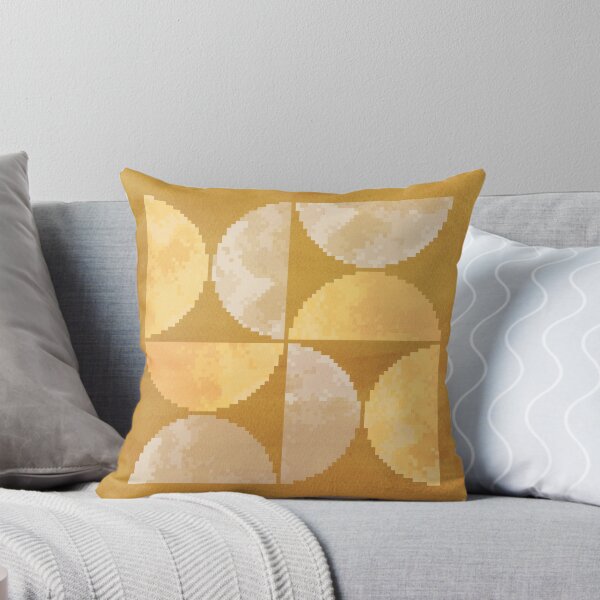 Item preview, Rust mid century modern shapes, pixel art designed and sold by WhalesWay.