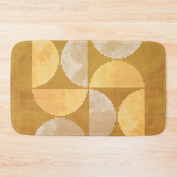 Item preview, Rust mid century modern shapes, pixel art designed and sold by WhalesWay.