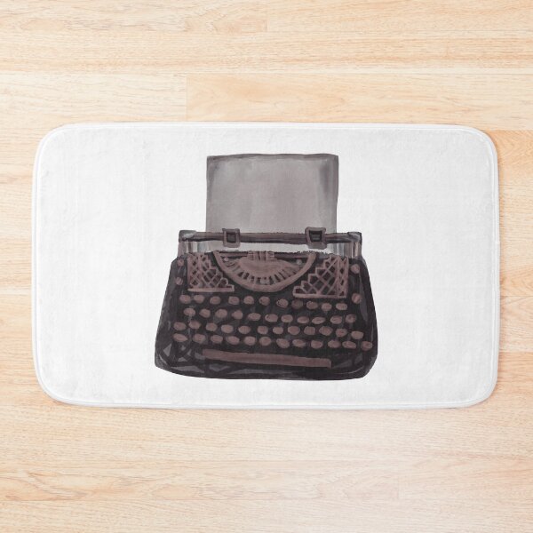 Item preview, Noir Steampunk Retro Typewriter Illustration designed and sold by ZaraRoza.