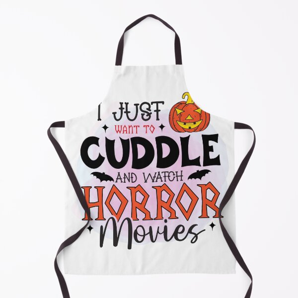 Item preview, I just want to cuddle and watsh horror movies funny Halloween T-Shirt designed and sold by gacate.