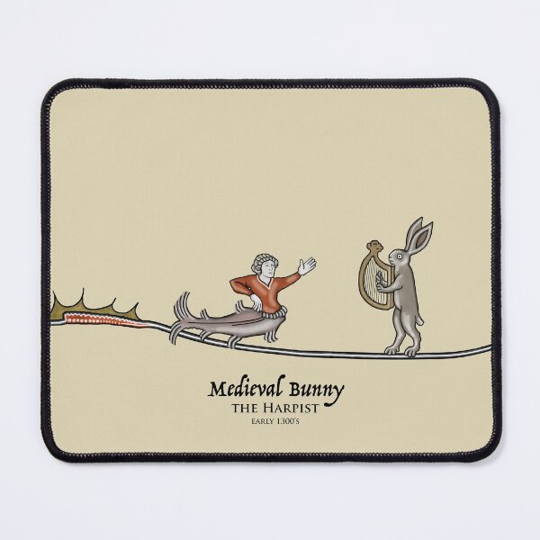 Item preview, Medieval Bunny: The Harpist and the Merman designed and sold by ebrawne.