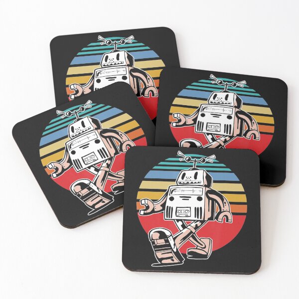 Item preview, Cute Retro Robot Fan Robotics Science Student Robot Lover designed and sold by AdeleSchindler.