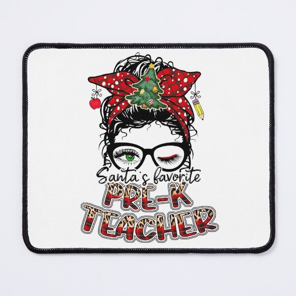 Item preview, Messy Bun Pre-K Teacher Christmas designed and sold by ChuckyStore79.