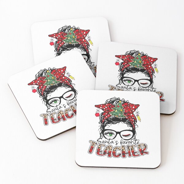 Item preview, Messy Bun Teacher Christmas designed and sold by ChuckyStore79.