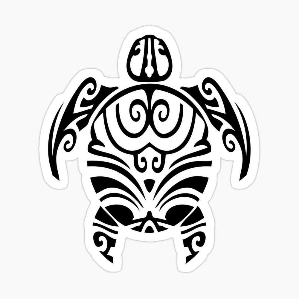 Decorative graphic turtle, tattoo style, tribal totem animal, ornamental  pattern, vector illustration Fleece Blanket by Dean Zangirolami - Pixels