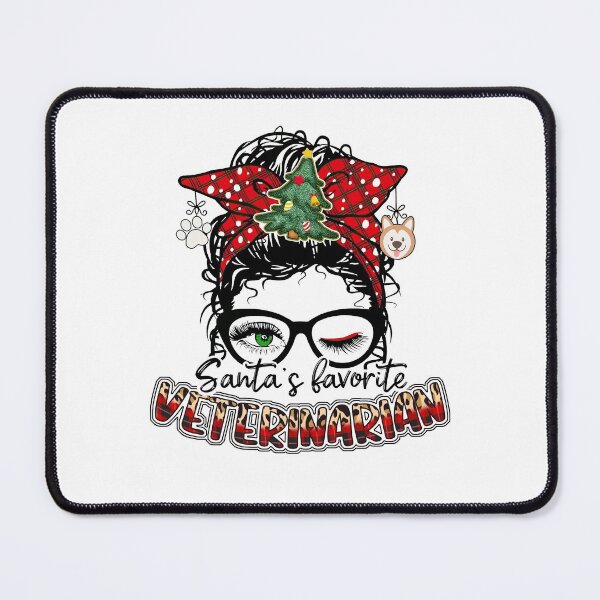 Item preview, Messy Bun Veterinarian Christmas designed and sold by ChuckyStore79.