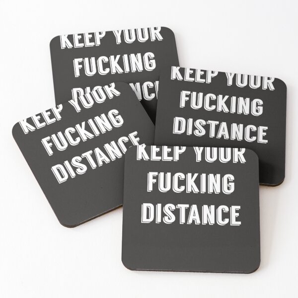 Item preview, Keep Your Fucking Distance Essential designed and sold by ThomasDietze.
