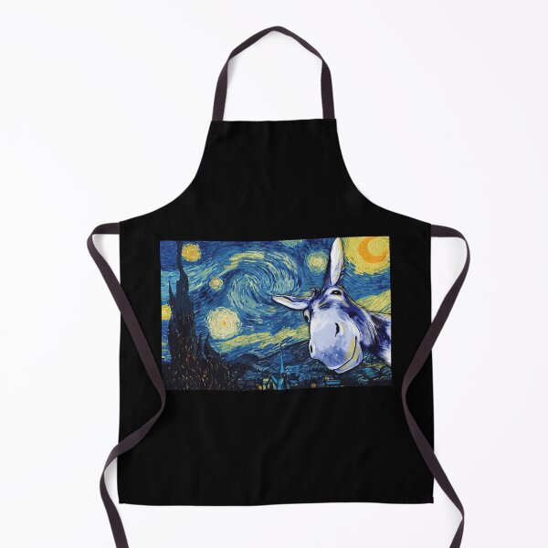 Item preview, Donkey Starry Night Van Gogh Poster Gift - Funny Donkey Van Gogh Poster Gift designed and sold by HerBertTeee.