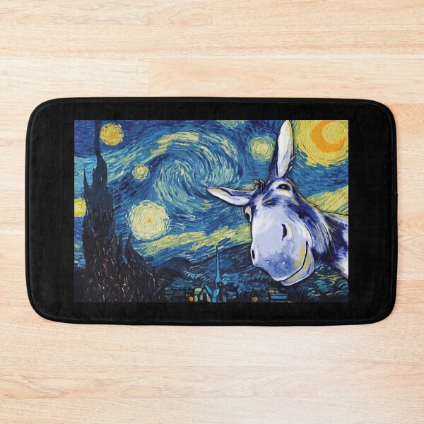 Item preview, Donkey Starry Night Van Gogh Poster Gift - Funny Donkey Van Gogh Poster Gift designed and sold by HerBertTeee.