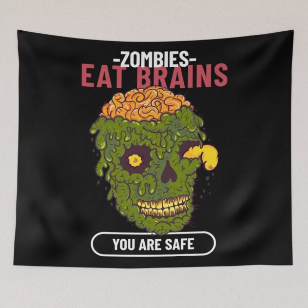 Item preview, Zombies Eat Brains You Are Safe  designed and sold by Karensher682.
