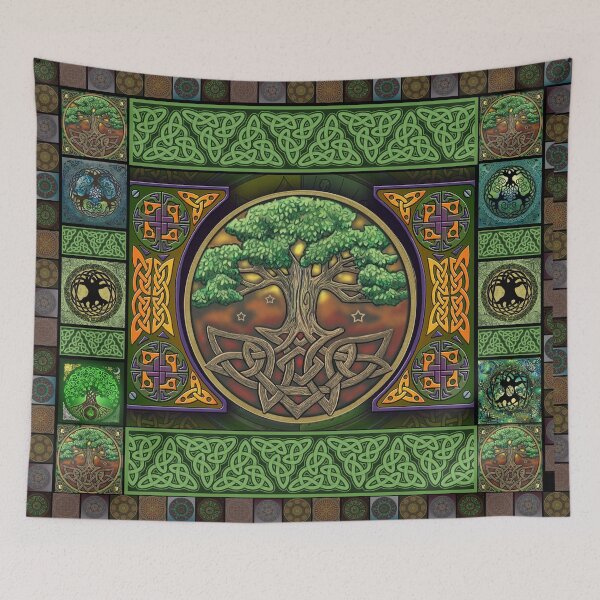 Item preview, Irish Celtic Tree designed and sold by LittleFunky79.
