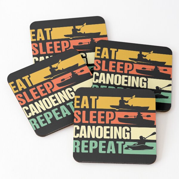 Aperçu de l'œuvre Manger Dormir Canoë Répéter créée et vendue par thanhmaidesign.