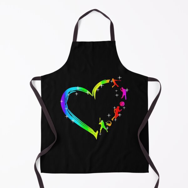 Item preview, Baseball Heart Rainbow designed and sold by ChuckyStore79.