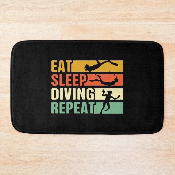 Item preview, Eat Sleep Diving Repeat designed and sold by thanhmaidesign.