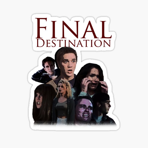 Vista previa del artículo con la obra «Camiseta de manga larga Destino final y profecía Halloween», diseñado y vendido por JollySantaJessi.