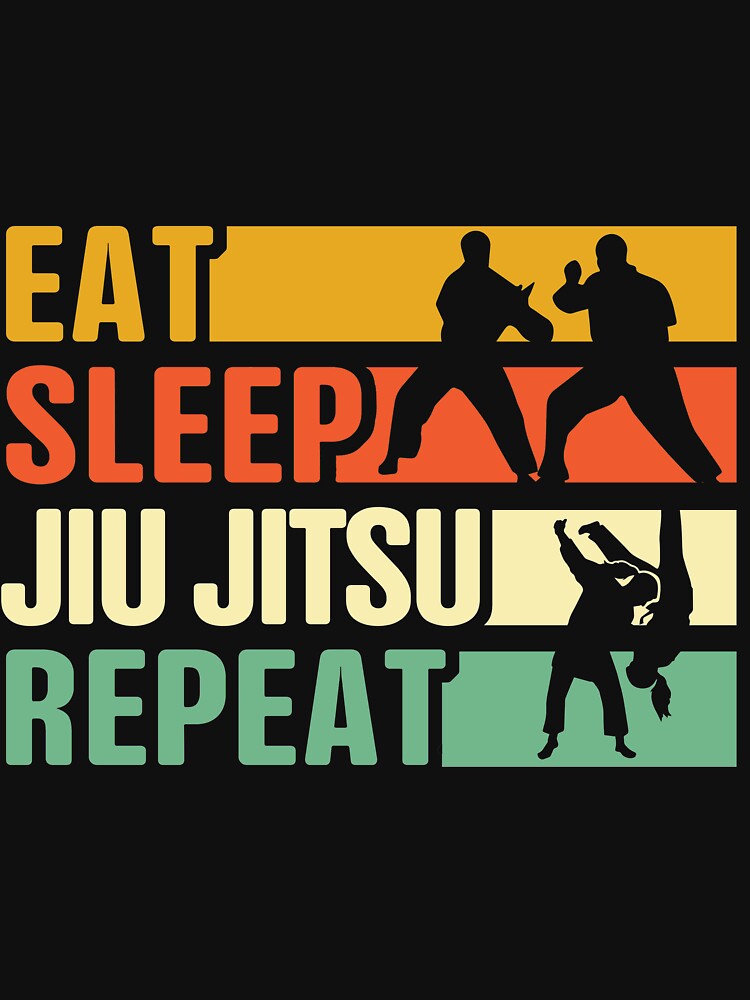 Discover Mangez Sommeil Répétez Jiu Jitsu T-Shirt Unisex