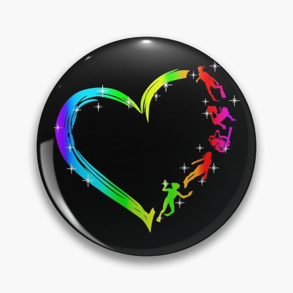 Item preview, Diving Heart Rainbow designed and sold by ChuckyStore79.