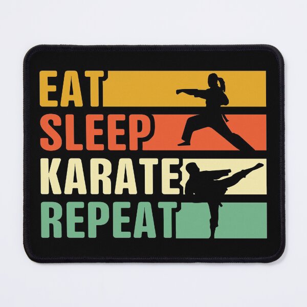 Item preview, Eat Sleep Karate Repeat designed and sold by thanhmaidesign.