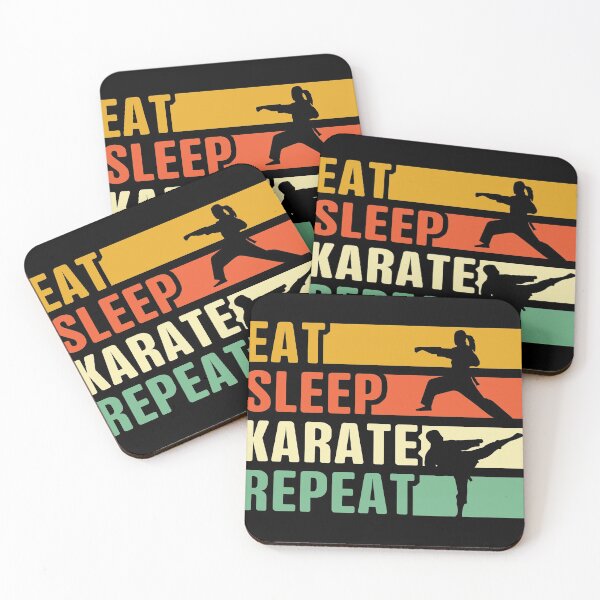 Item preview, Eat Sleep Karate Repeat designed and sold by thanhmaidesign.