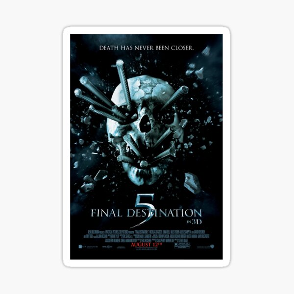 Vista previa del artículo con la obra «Destino final y profecía Película de Halloween Techno», diseñado y vendido por JollySantaJessi.