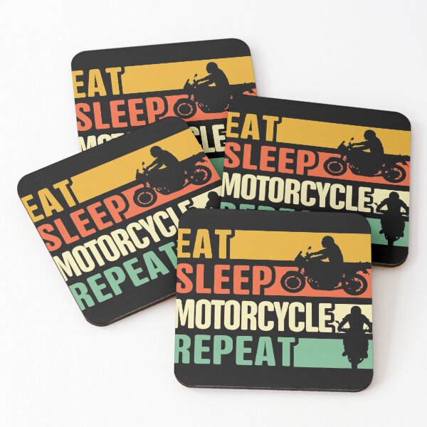 Item preview, Eat Sleep Motorcycle Repeat designed and sold by thanhmaidesign.