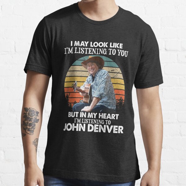 John Denver t shirt New hits red 