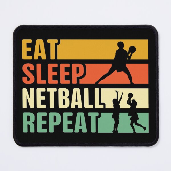 Item preview, Eat Sleep Netball Repeat designed and sold by thanhmaidesign.