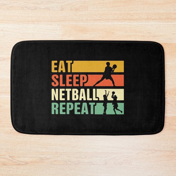 Item preview, Eat Sleep Netball Repeat designed and sold by thanhmaidesign.