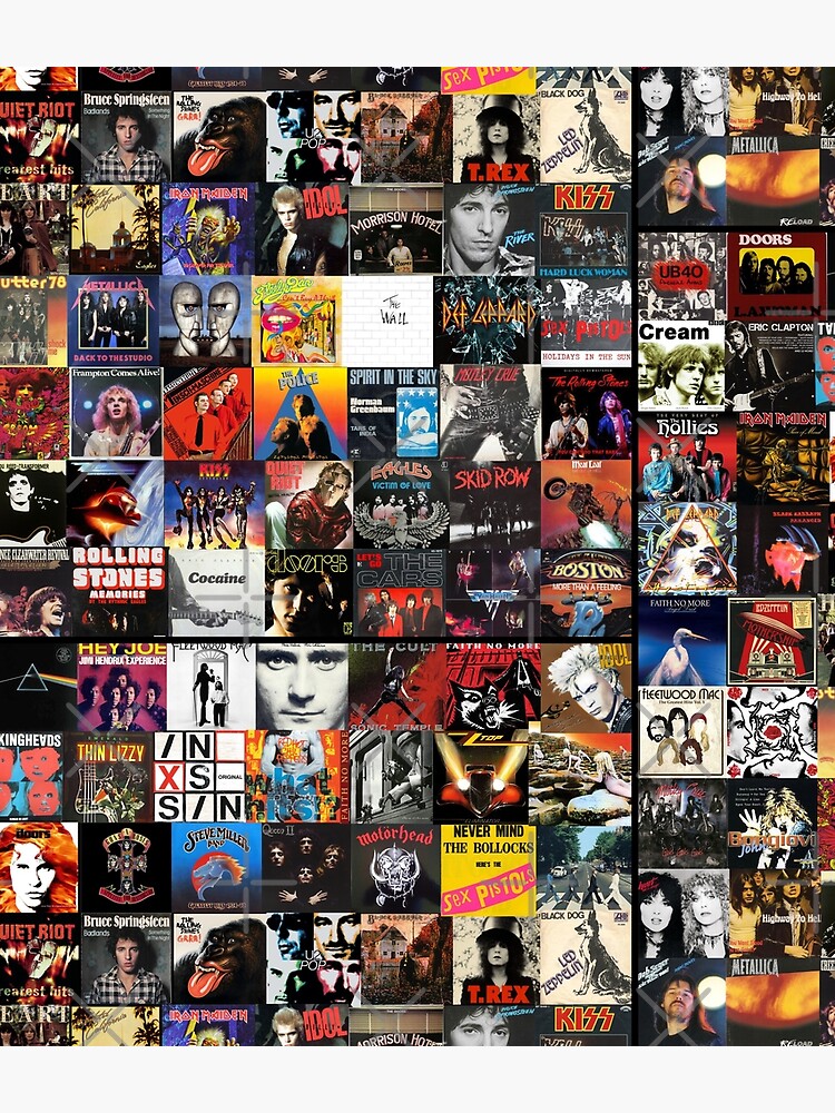 Rock Vinyl Collage by Hunter54nz