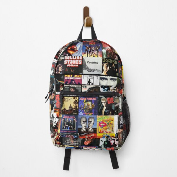 Rock Vinyl Collage Backpack