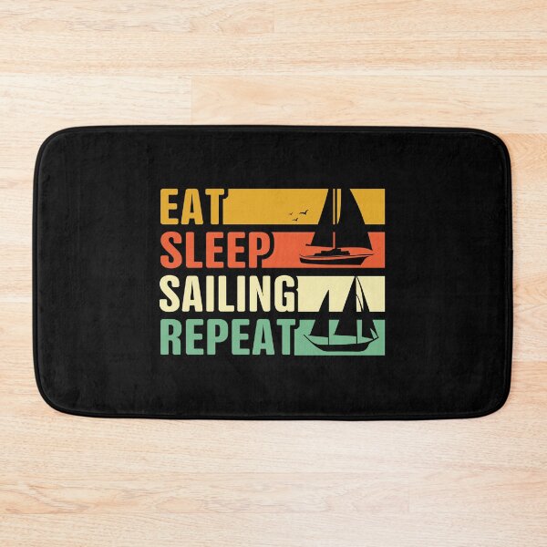 Item preview, Eat Sleep Sailing Repeat designed and sold by thanhmaidesign.