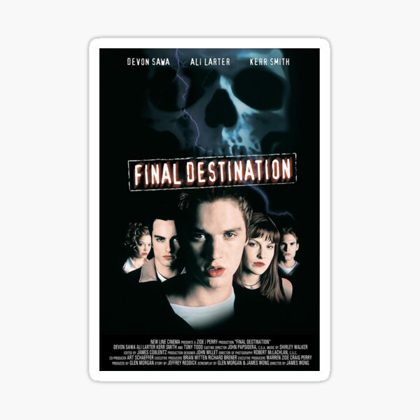 Vista previa del artículo con la obra «Destino y profecía Destino final Música de Halloween», diseñado y vendido por JollySantaJessi.