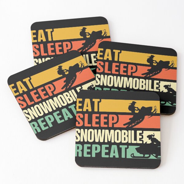 Item preview, Eat Sleep Snowmobile Repeat designed and sold by thanhmaidesign.