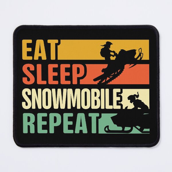 Item preview, Eat Sleep Snowmobile Repeat designed and sold by thanhmaidesign.