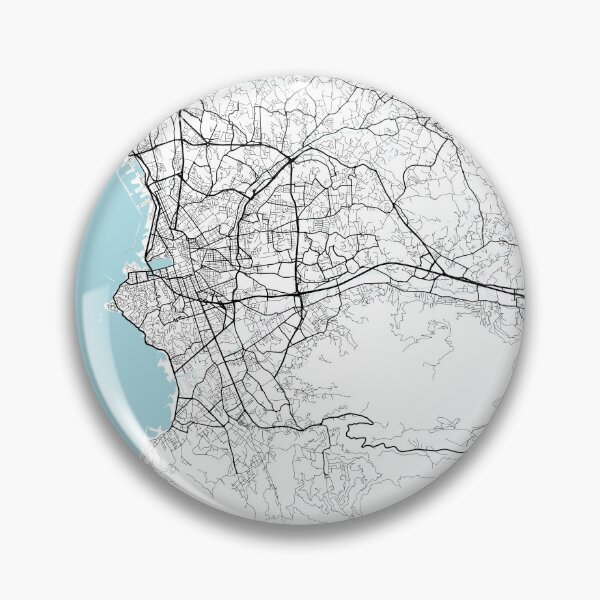 Item preview, Marseille City Map of France - Circle designed and sold by deMAP.