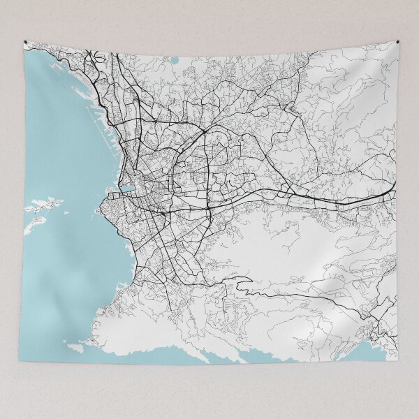 Item preview, Marseille City Map of France - Circle designed and sold by deMAP.