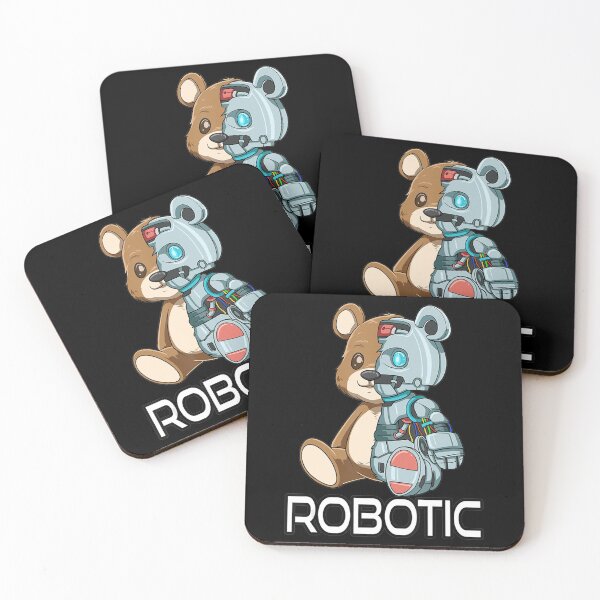 Item preview, Funny Bear Robot Robotic Cuddling Cyborg designed and sold by AdeleSchindler.
