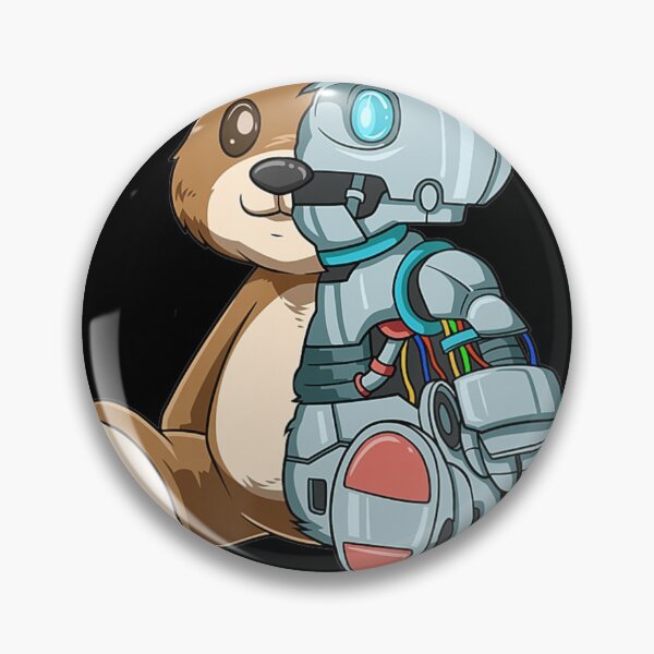 Item preview, Funny Bear Robot Robotic Cuddling Cyborg designed and sold by AdeleSchindler.