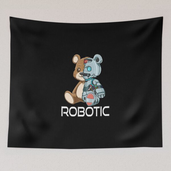 Item preview, Funny Bear Robot Robotic Cuddling Cyborg designed and sold by AdeleSchindler.