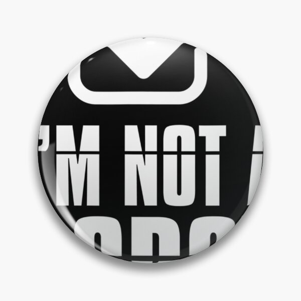 Item preview, Funny Captcha Robotics Im Not a Robot designed and sold by AdeleSchindler.