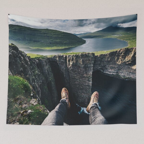 Item preview, faroe islands landscape designed and sold by franckreporter.