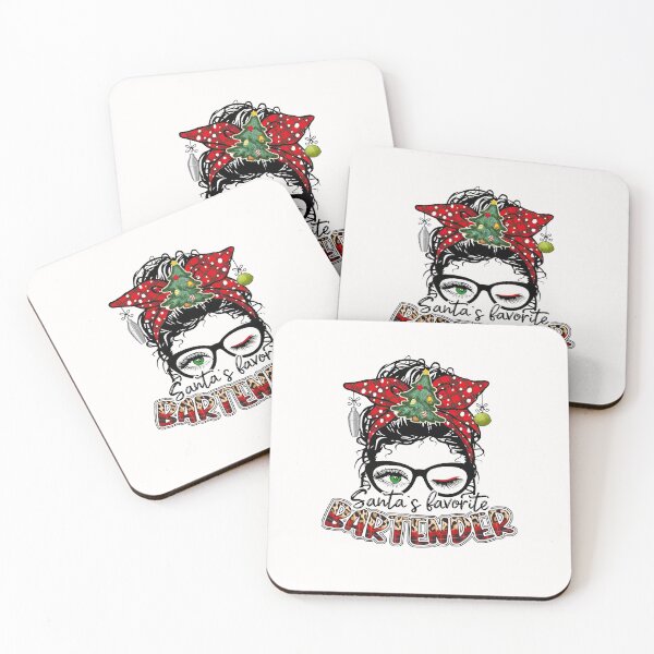 Item preview, Santa's Favorite Hair Bun Bartender designed and sold by LittleFunky79.