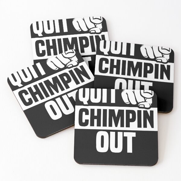 Item preview, Quit chimpin out designed and sold by GoodForGeeks.